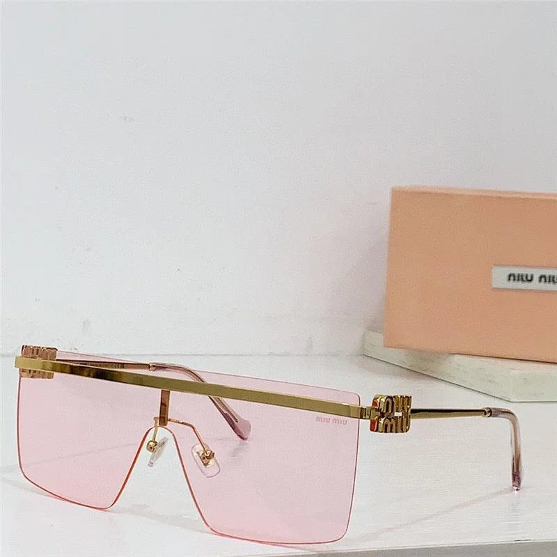 Miu Miu MU50ZS Gold-Black Frame XXL-141mm Women's Sunglasses