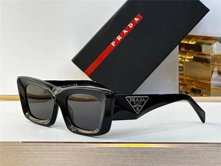 PRADA Cat-Eye Logo-Plaque Sunglasses 60mm- 7STYLE