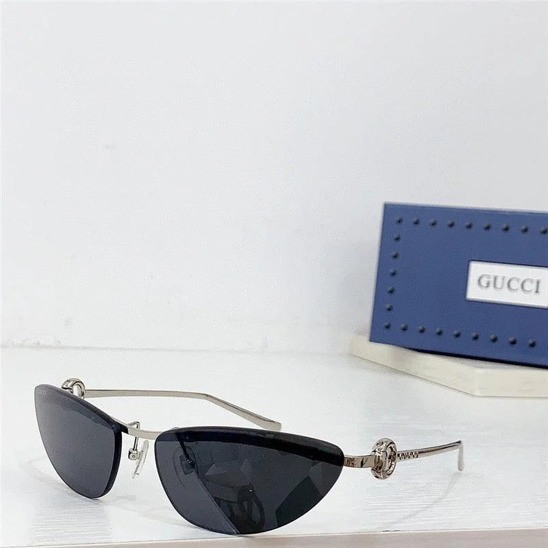 GUCCI Rectangular Frame 2024 in metal frame New Season GG1701 Sunglasses
