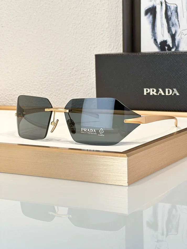 PRADA PR A53S Men's Pillow Sunglasses