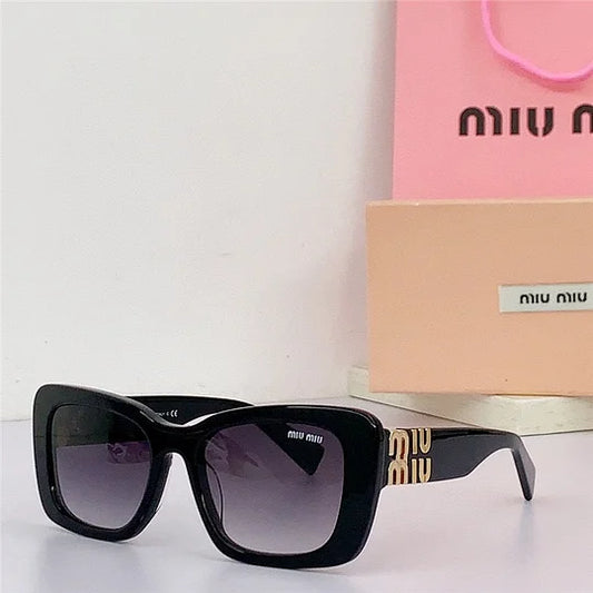 Miu Miu Glimpse oval-frame Acetate - 54 -07YS Women's Sunglasses
