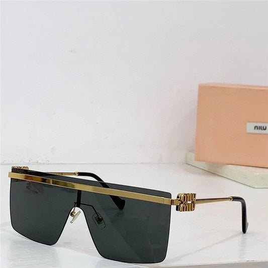 Miu Miu MU50ZS Gold-Black Frame XXL-141mm Women's Sunglasses