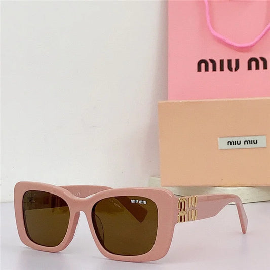 Miu Miu Glimpse oval-frame Acetate - 54 -07YS Women's Sunglasses