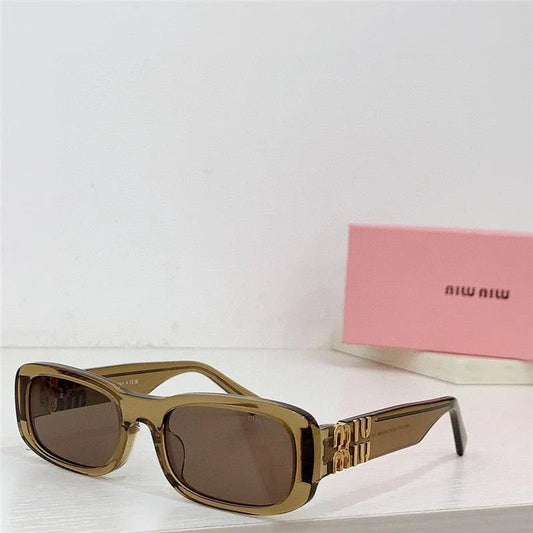 Miu Miu Glimpse oval-frame Acetate - 54 -08ZS Women's Sunglasses